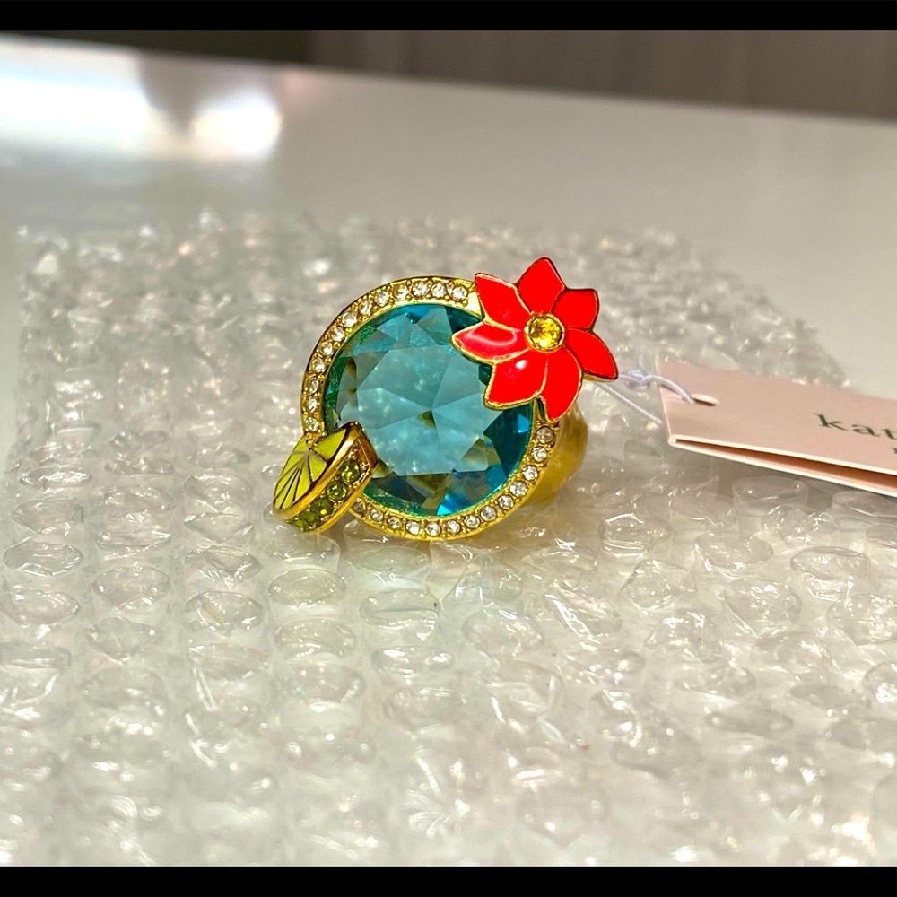 NWT Kate Spade Cocktail Ring Out of Office Sz 7